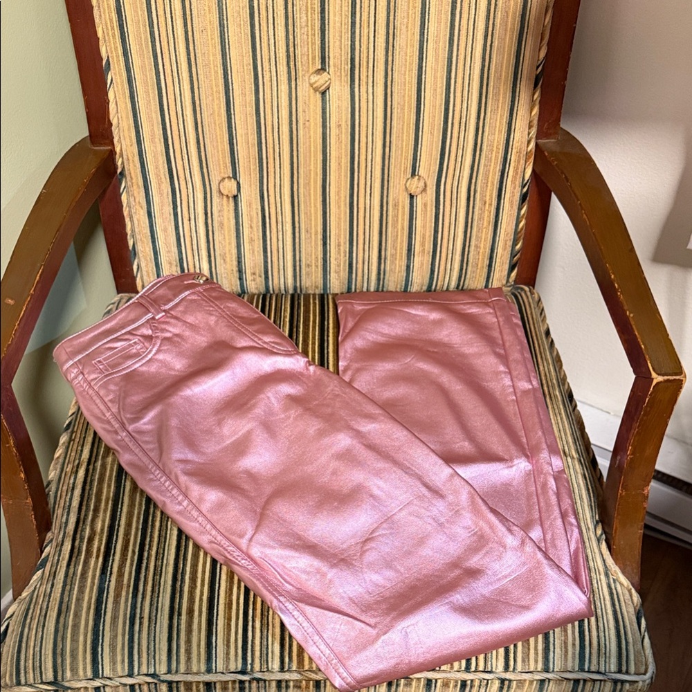 ‼️SOLD‼️Size 4 House of Harlow 1960 Metallic Pink Trousers